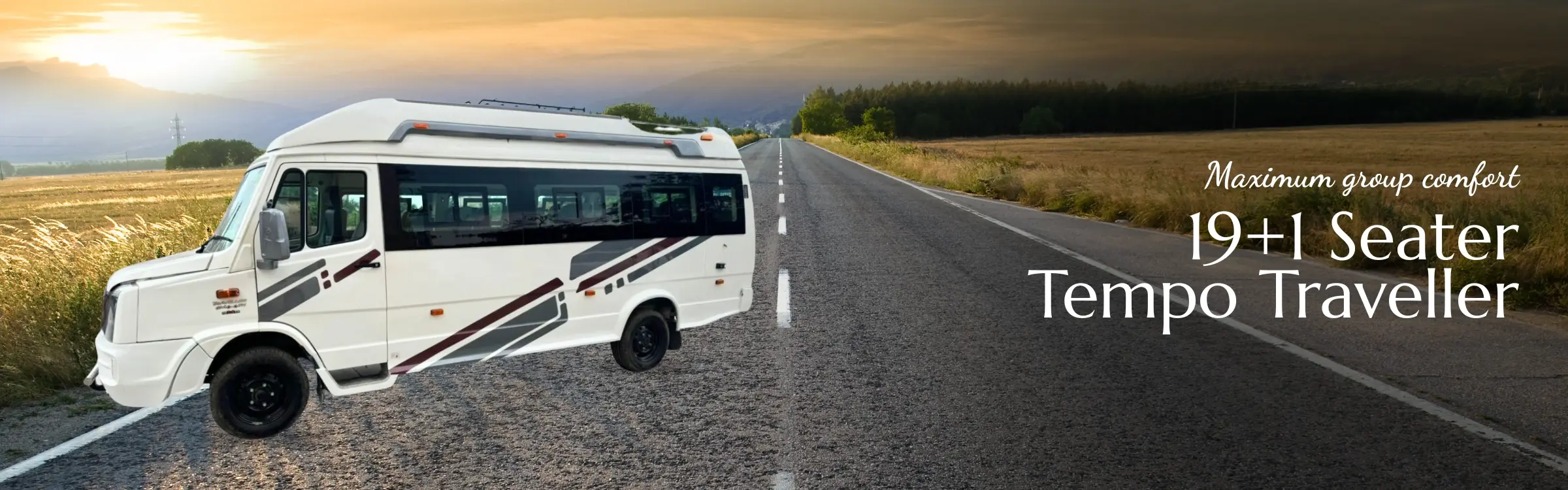 19+1 Seater Tempo Traveller